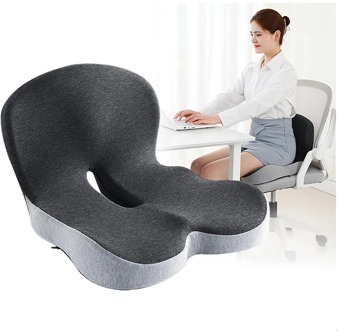 Coussin de siège à mémoire de forme de voiture respirant